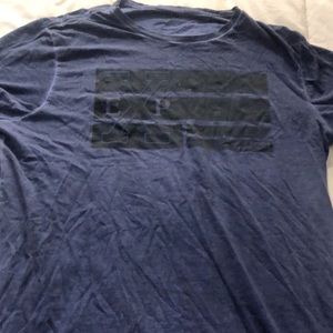 Express soft touch blue tee